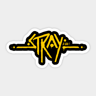 yellow stray Sticker